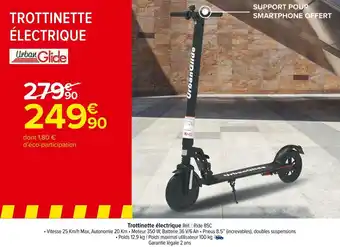 Carrefour Market Urban glide trottinette électrique offre