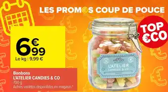 Carrefour L’atelier candies & co bonbons offre