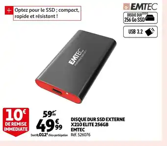 Auchan Disque Dur SSD Extreme offre