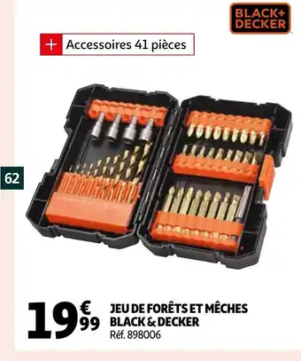 Auchan Jeu De Forêts Et Mêches Black & Decker offre