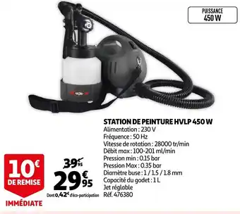 Auchan Station De Peinture HVLP450W offre