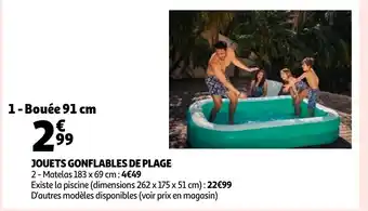 Auchan Jouets Gonflables De Plage offre