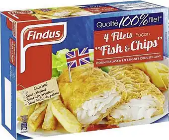Spar FILETS COLIN D’ALASKA FAÇON “FISH & CHIPS“ SURGELÉS offre