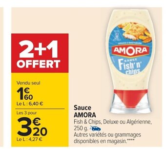 Carrefour Sauce Amora offre