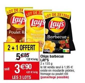 Migros Chips Barbecue Lay's offre