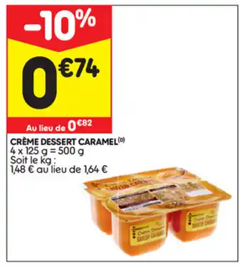 Leader Price Crème Dessert Caramel offre