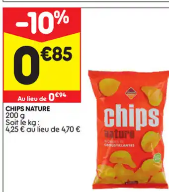 Leader Price Chips Nature offre