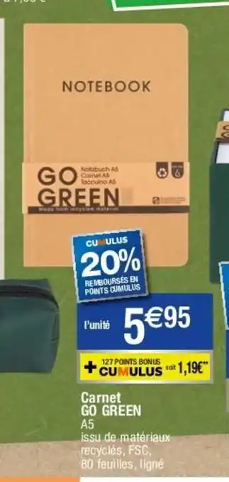 Carnet Go Green