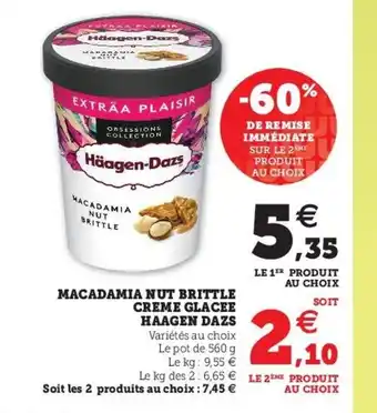Macadamia nut brittle creme glacee haagen dazs