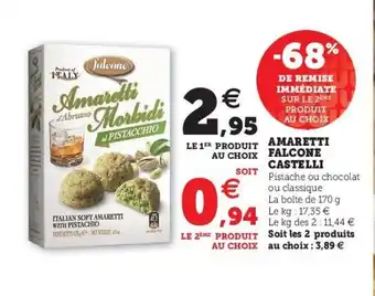Super U Amaretti falcone castelli offre