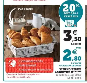 Super U Viennoiseries assorties u offre