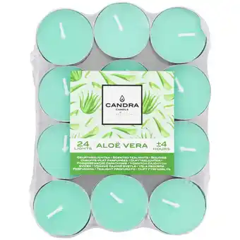 Action Bougies chauffe-plat parfumées Candra offre