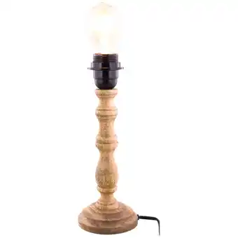 Action Pied de lampe en manguier offre