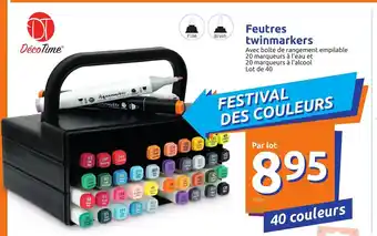 Action Feutres twinmarkers offre