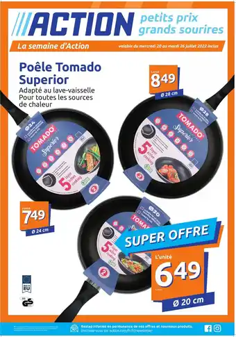 Action Poêle tomado Superior offre