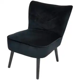 Action Fauteuil en velours offre
