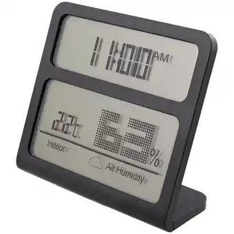 Action Mini thermomètre avec horloge offre