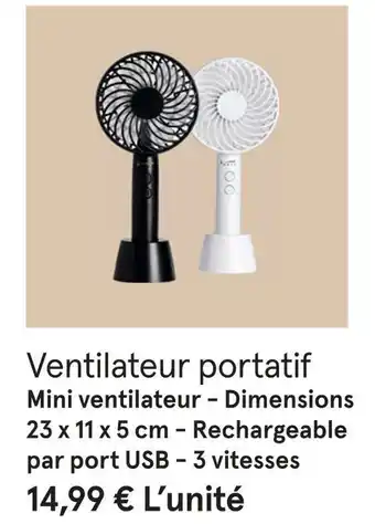 Ventilateur portatif