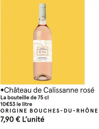 Monoprix Château de calissanne château de calissanne rosé offre