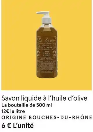 Monoprix Savon liquide à l’huile d’olive offre