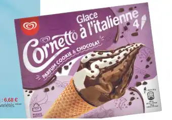 Carrefour Cornetto cônes glace à l'italienne offre