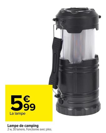Carrefour Lampe de camping offre