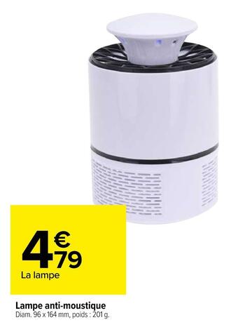 Carrefour Lampe anti-moustique offre