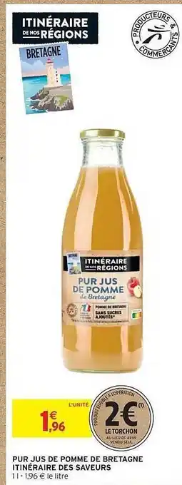 Intermarché Pur Jus De Pomme De Bretagne Itinéraire Des Saveurs offre