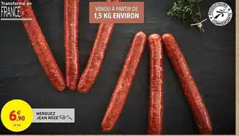 Intermarché Merguez Jean Rozé offre