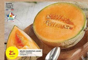 Intermarché Melon Charentais Jaune offre