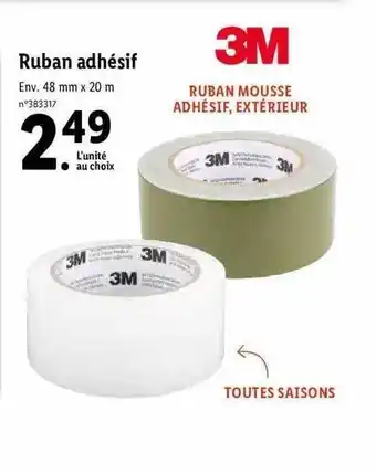 Lidl Ruban Adhésif offre