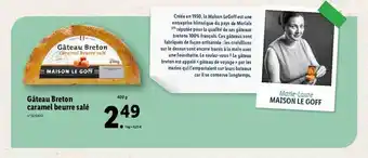 Lidl Gâteau Breton Caramel Beurre Salé offre