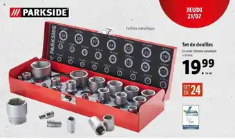 Lidl Set De Douilles Parkside offre