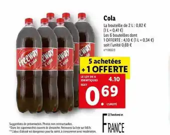 Lidl Cola offre