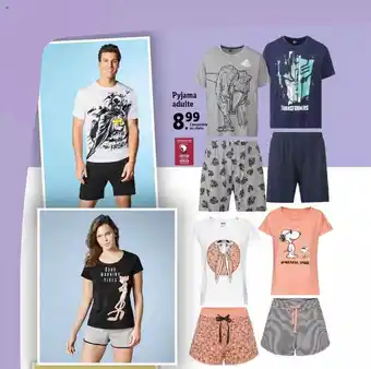 Lidl Pyjama Adulte offre