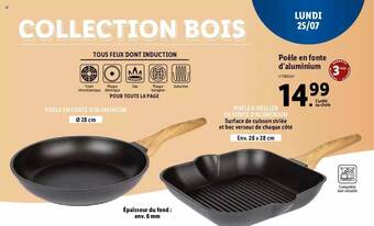 Lidl Poêle En Fonte D'aluminium offre
