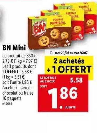 Lidl Bn Mini offre