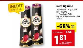 Lidl Saint Agaûne offre
