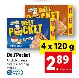 Lidl Déli'pocket offre