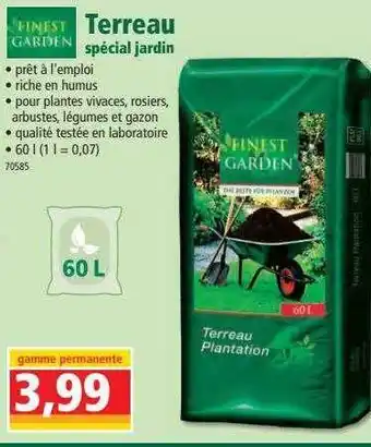 Norma Terreau Spécial Jardin Finest Garden offre