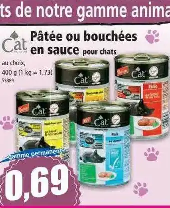 Norma Pâtée Ou Bouchées En Sauce Pour Chats Cat offre