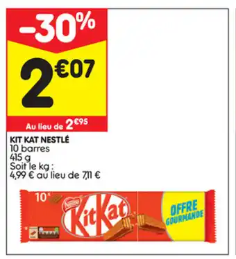 Leader Price Kit kat nestlé offre