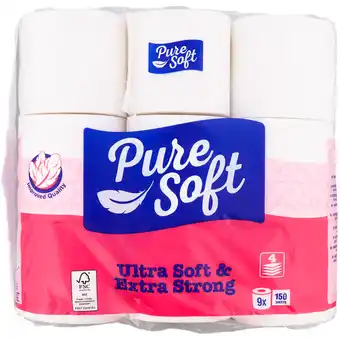 Papier toilette Pure Soft Ultra Doux & Ultra Résistant