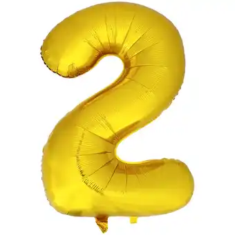 Action Ballons mylar en forme de chiffres offre