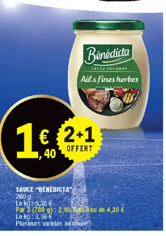 E.Leclerc Sauce "bénédicta" offre