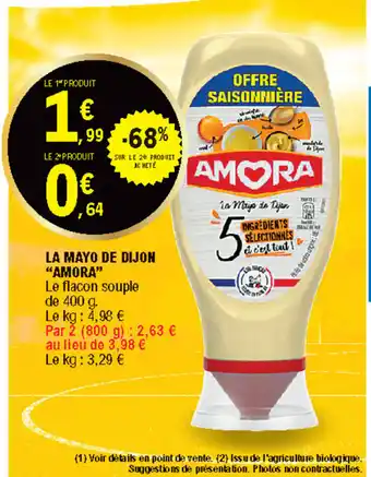 E.Leclerc La mayo de dijon "amora" offre