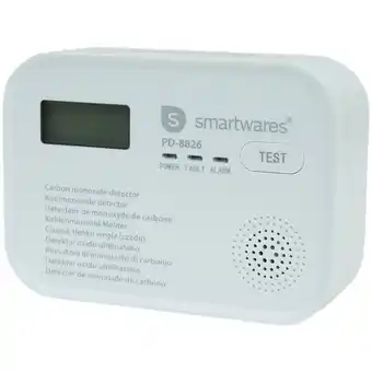 Action Détecteur de monoxyde de carbone Smartwares offre