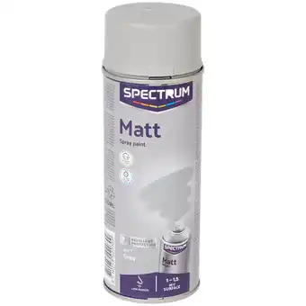 Action Peinture mate en aérosol Spectrum offre