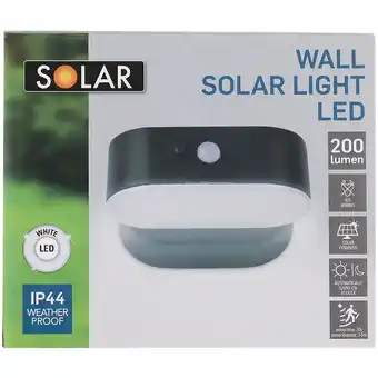 Action Lampe murale solaire offre