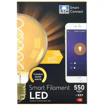 Action Ampoule LED intelligente à filament LSC Smart Connect offre